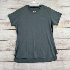 Aubrion Performance Equestrian T-Shirt Womens Medium Gray Stretch